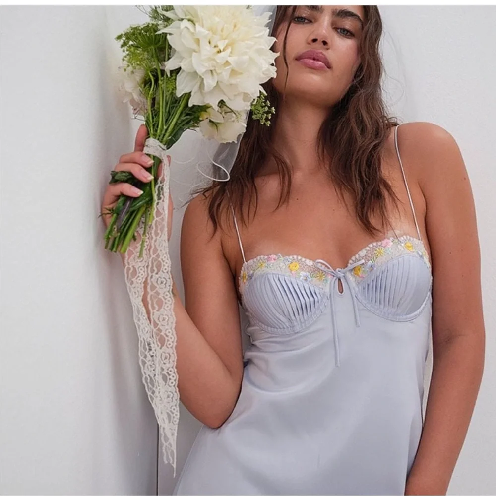 For Love & Lemons Paloma Slip Dress - Picture 4 of 11